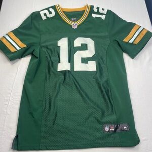 Nike NFL On Field Aaron Rodgers Jersey Green Bay Packers #12 Men's Size 44